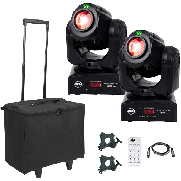 American Dj Inno Spot Pocket Lzr Hybrid Mini Moving Head And Laser